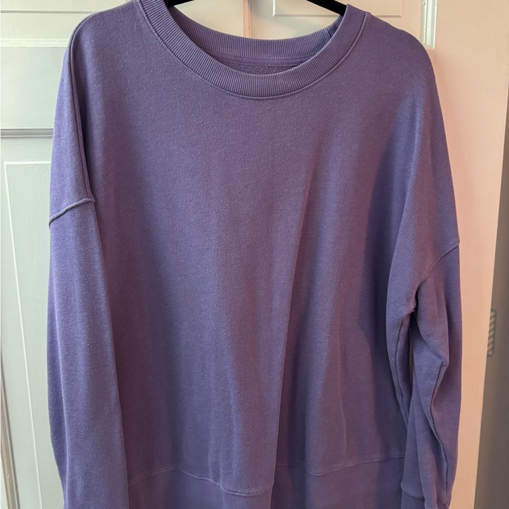 Time and Tru Lavender Pullover